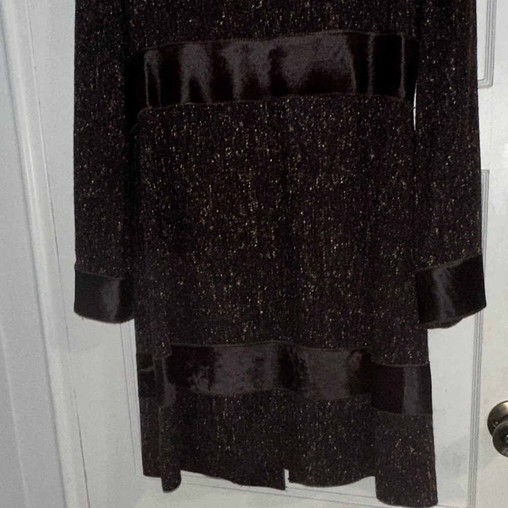 Elegant Brown Women's Coat - Picture 11 of 13